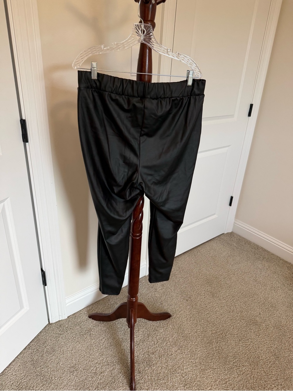 Torrid Black Faux Leather Leggings - Picture 3 of 4